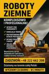 ROBOTY ZIEMNE Kopanie dołów KOPANIE rowów niwelacja SPRZĄTANIE terenu