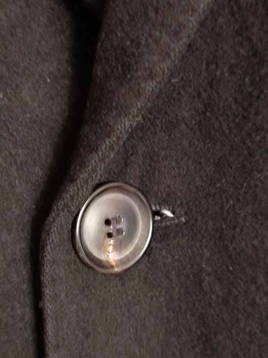 Płaszcz zimowy czarny męski Hugo Boss L XL rozmiar 50 klasyczny welna