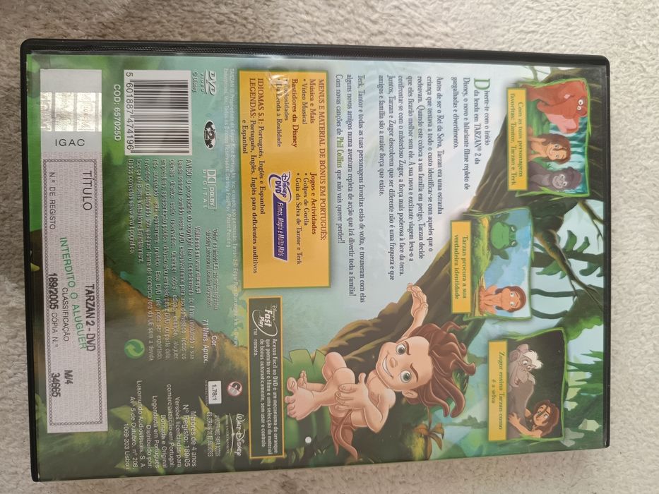 DVD Disney Tarzan 2