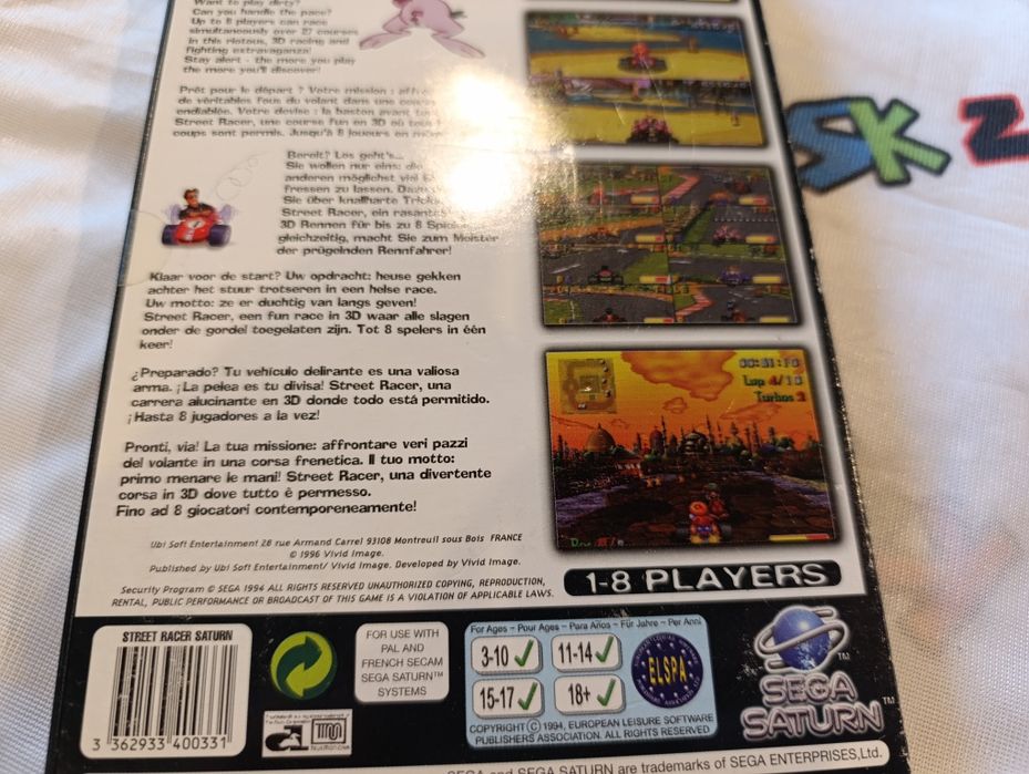 Street Racer Sega Saturn możliwa zamiana sklep kioskzgrami