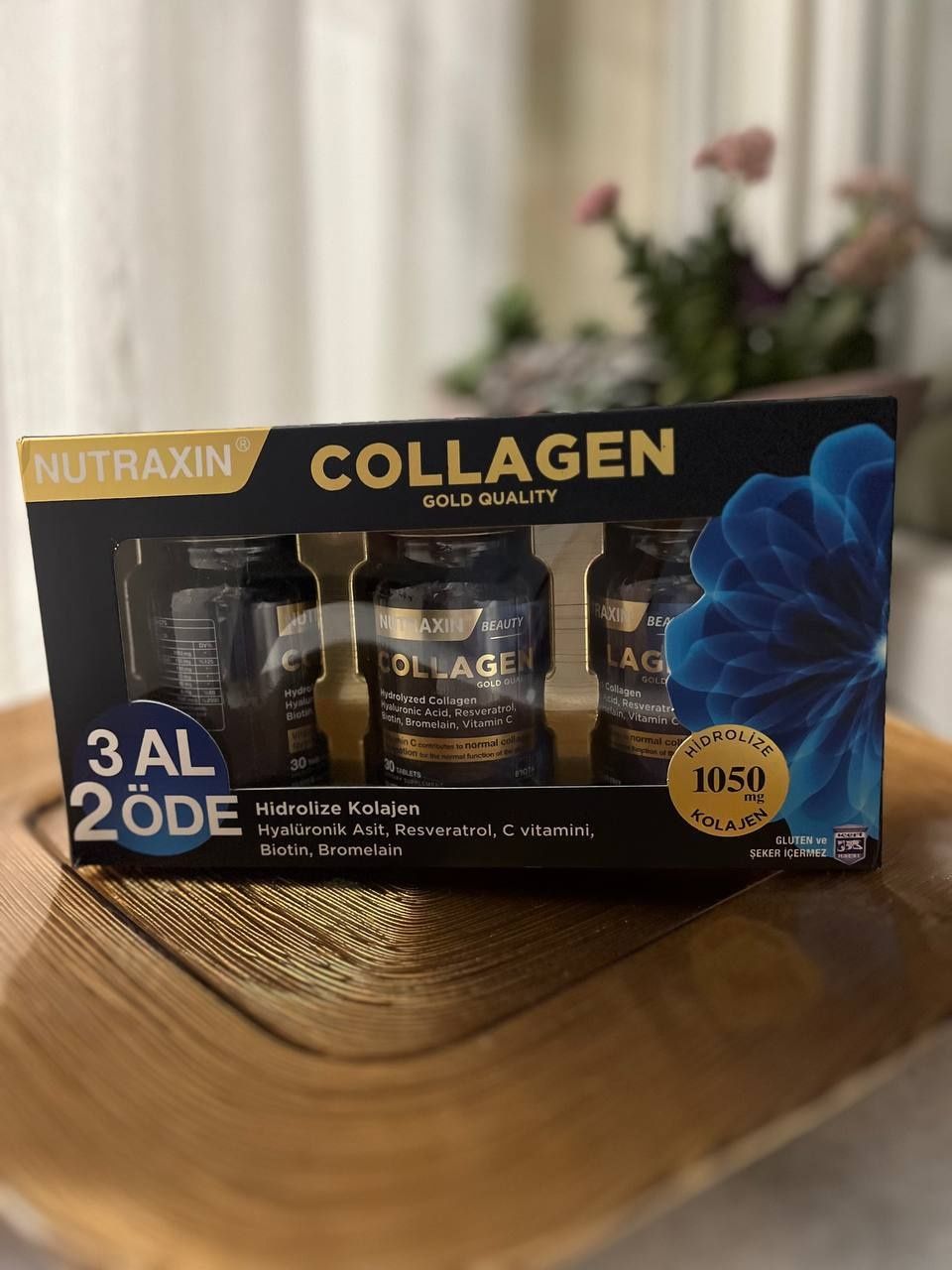 Nutraxin - Collagen gold - 1 yпаковка ( 3 шт ) .