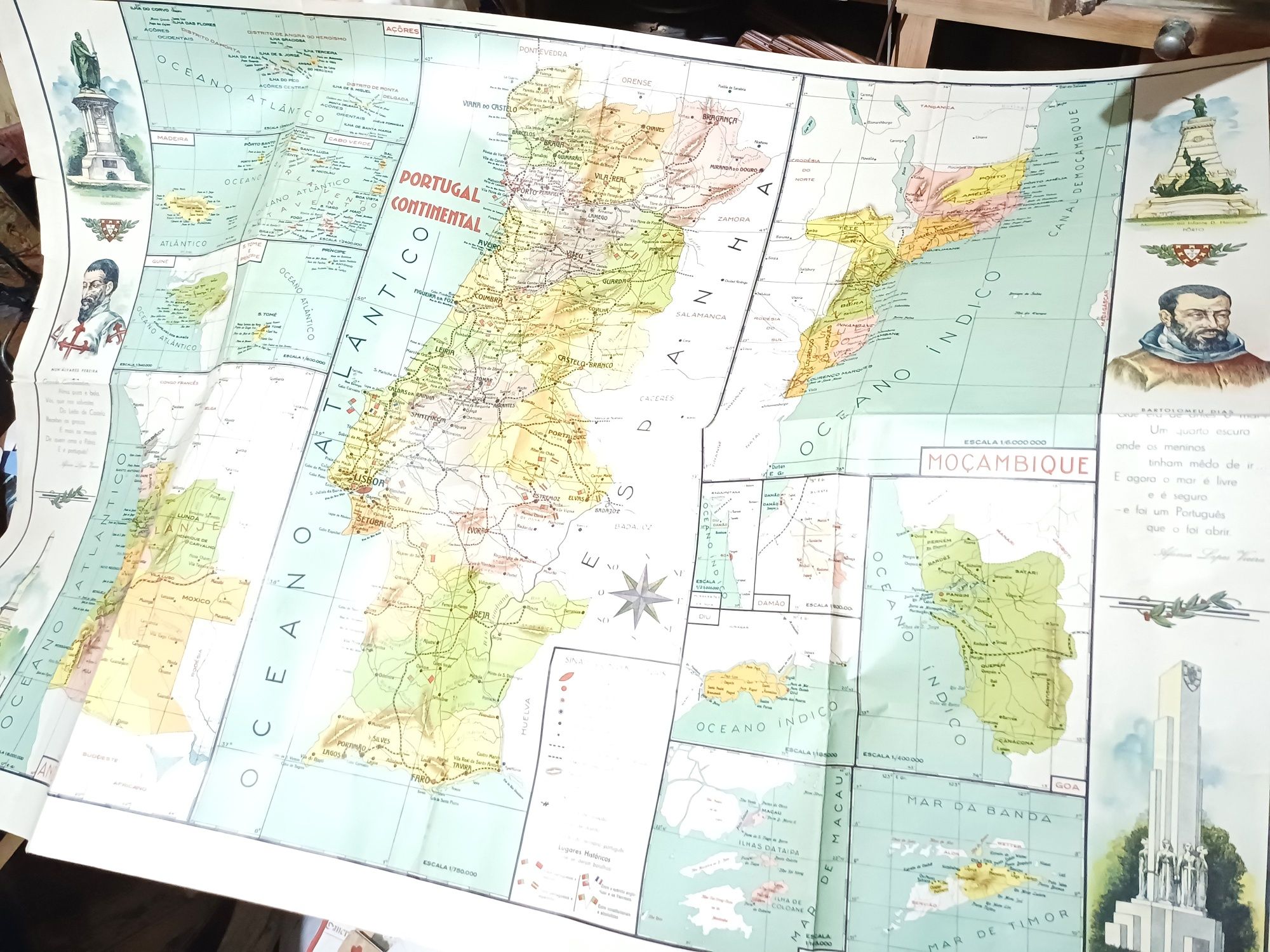 Mapa insular antigo