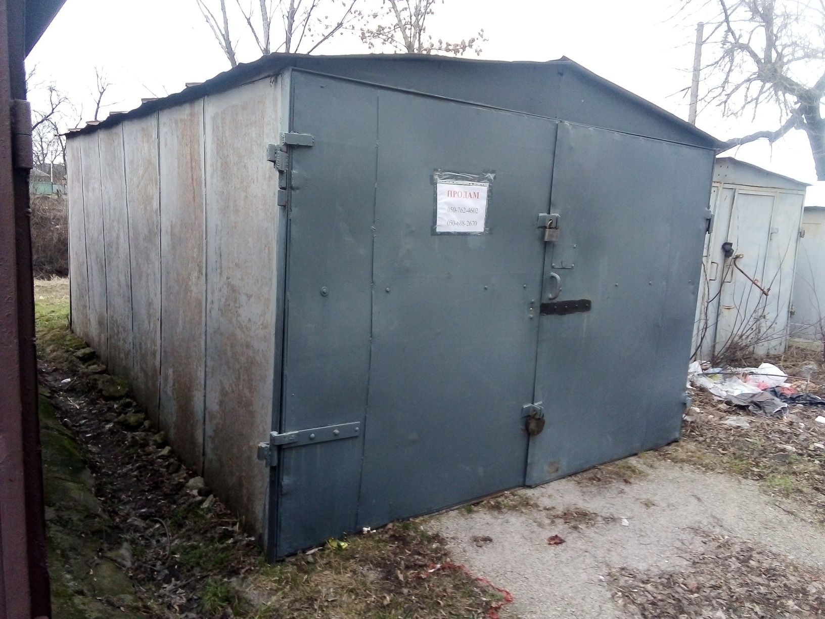 Продам  металлический разборный гараж
