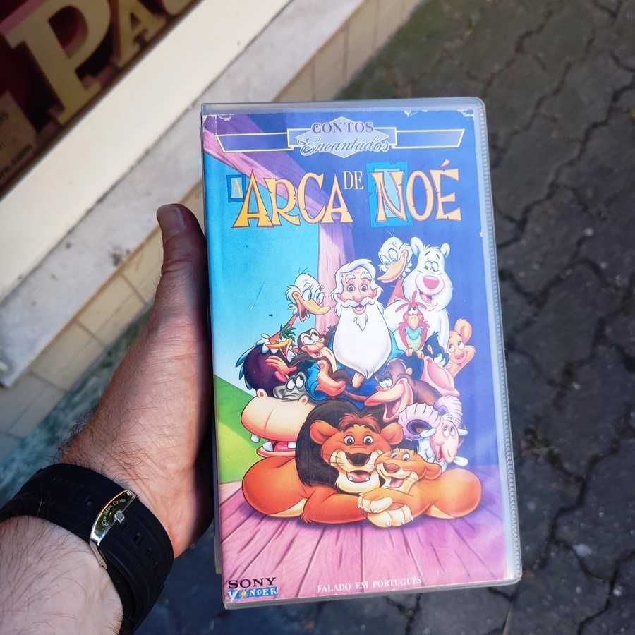 Cassetes de filmes VHS