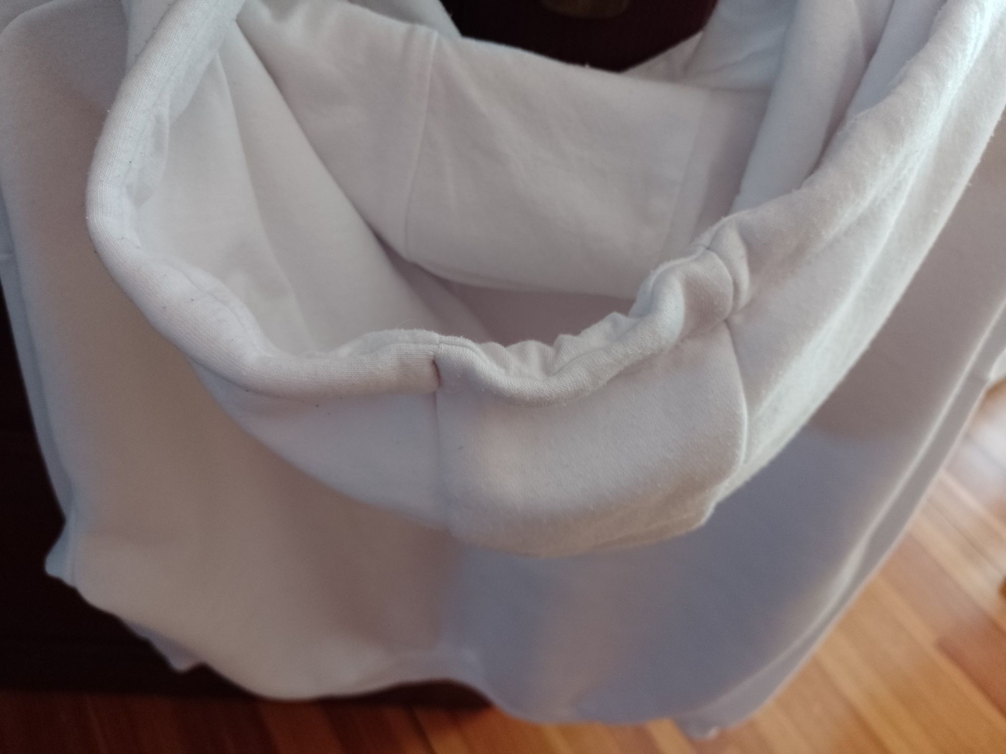 Bluza Cropp damska xl, bdb stan śnieżnobiała