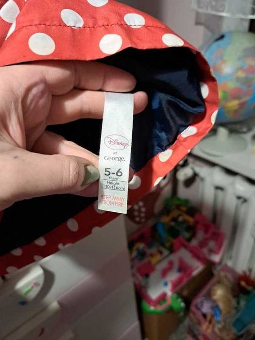 Jesienny płaszczyk Myszka Minnie, M&S, roz.116