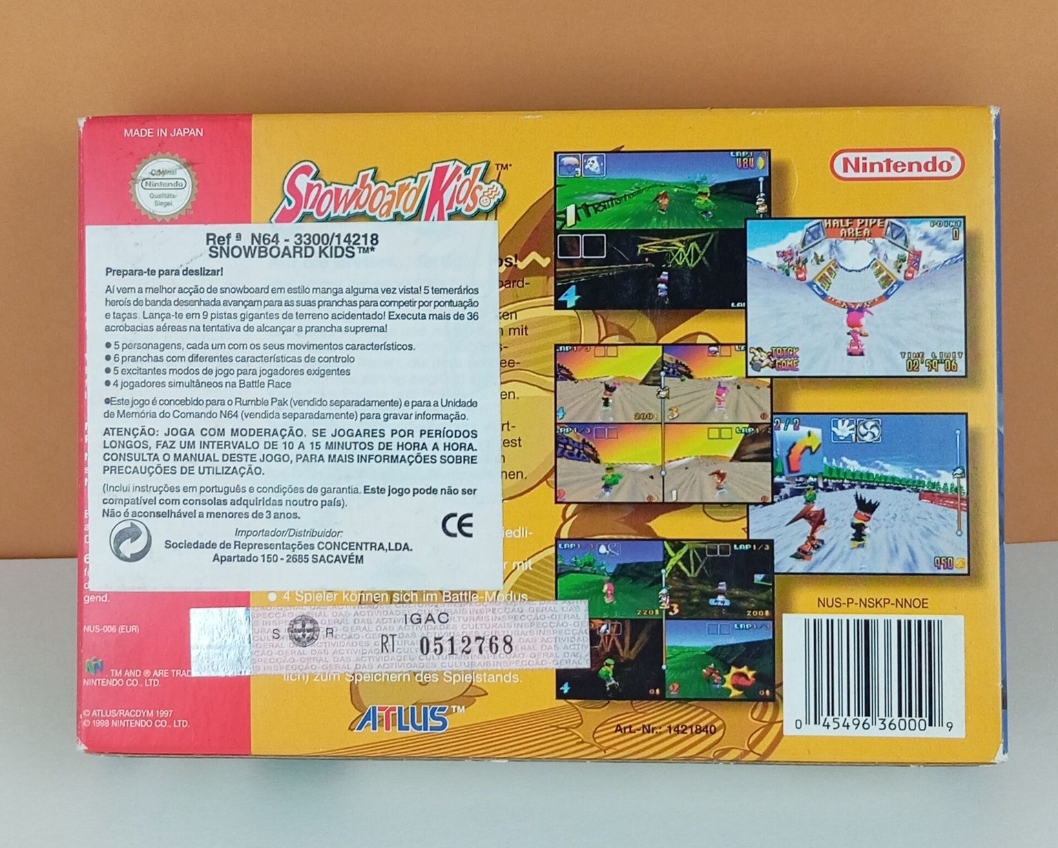 Snowboard kids nintendo 64