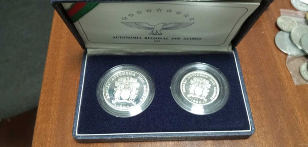 Coleção moedas antigas