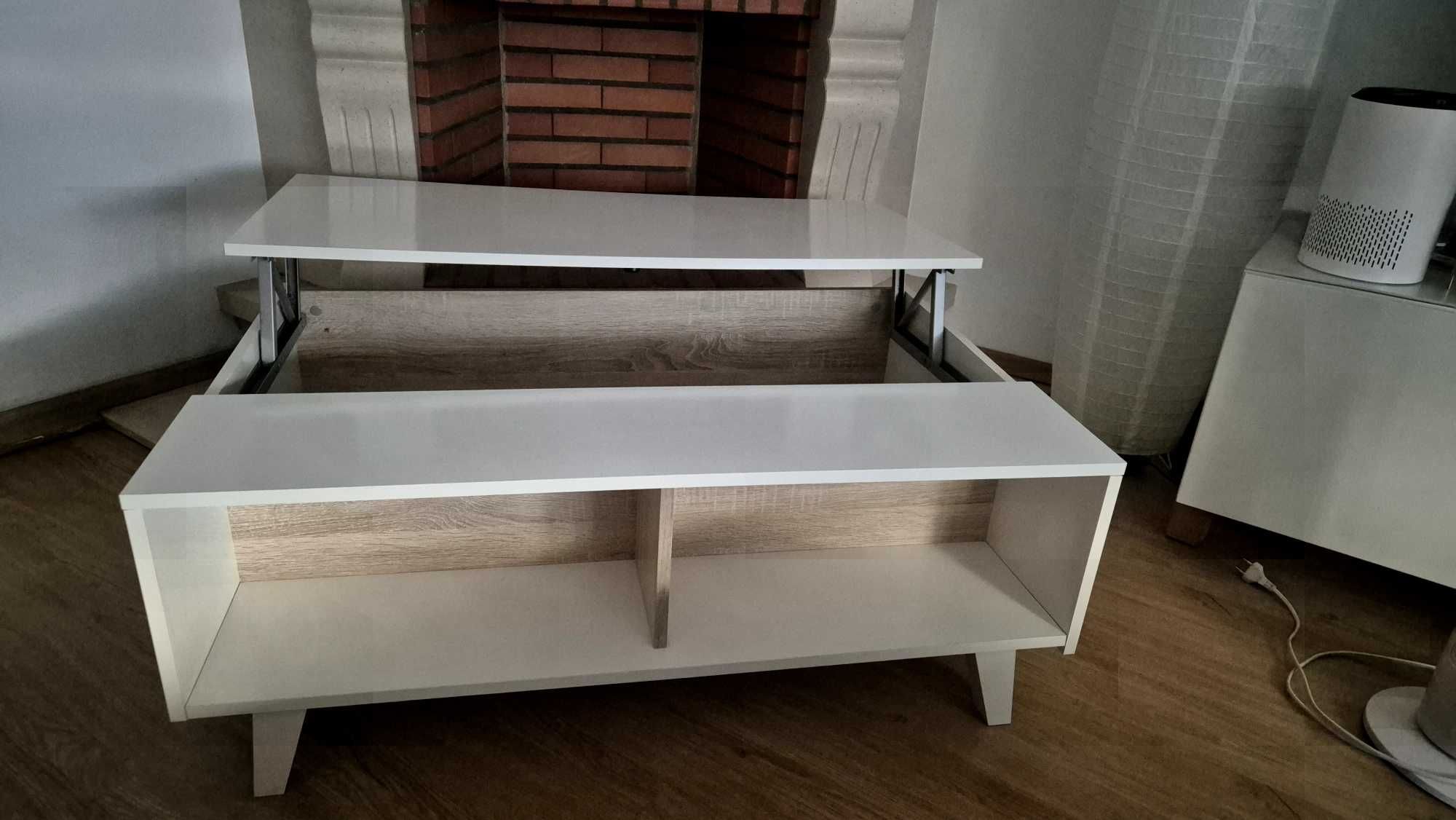 Mesa de centro de tampo elevatório