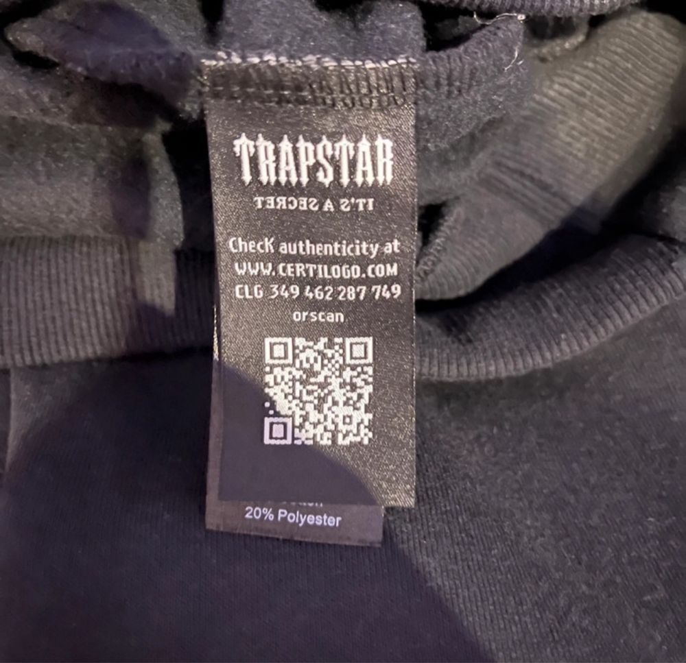 Tracksuit Trapstar Black/Dazzling Blue