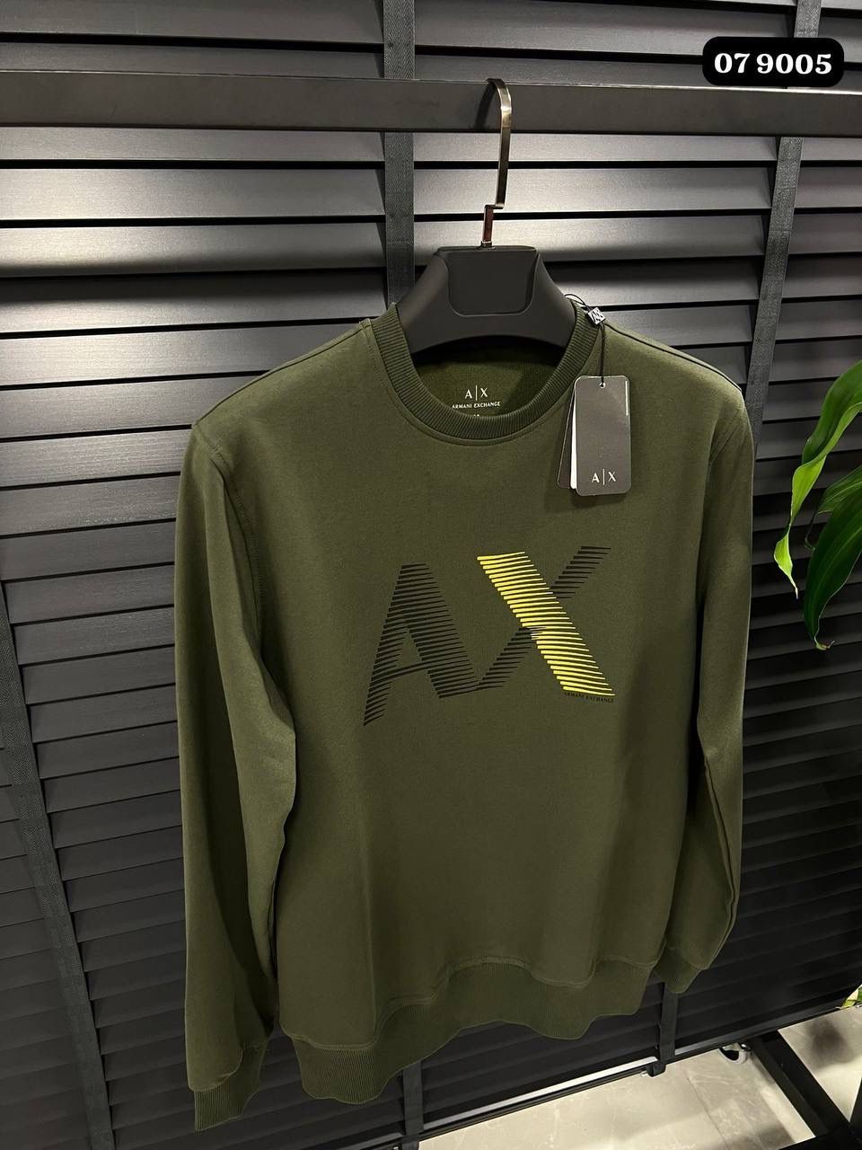 Armani Exchange bluza męska bez kaptura Armani Exchange kolory bluza m