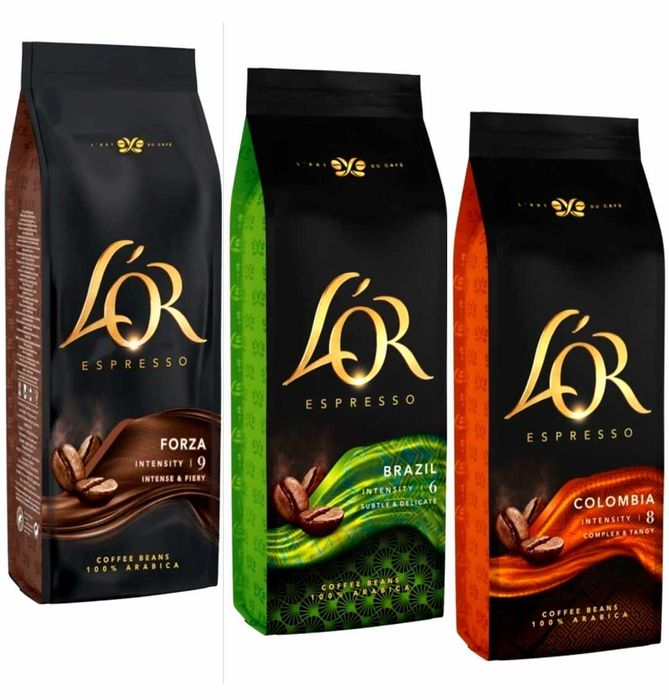 Ich empfehle es, sehr leckerer Kaffee L'or / Кава зернова Льор