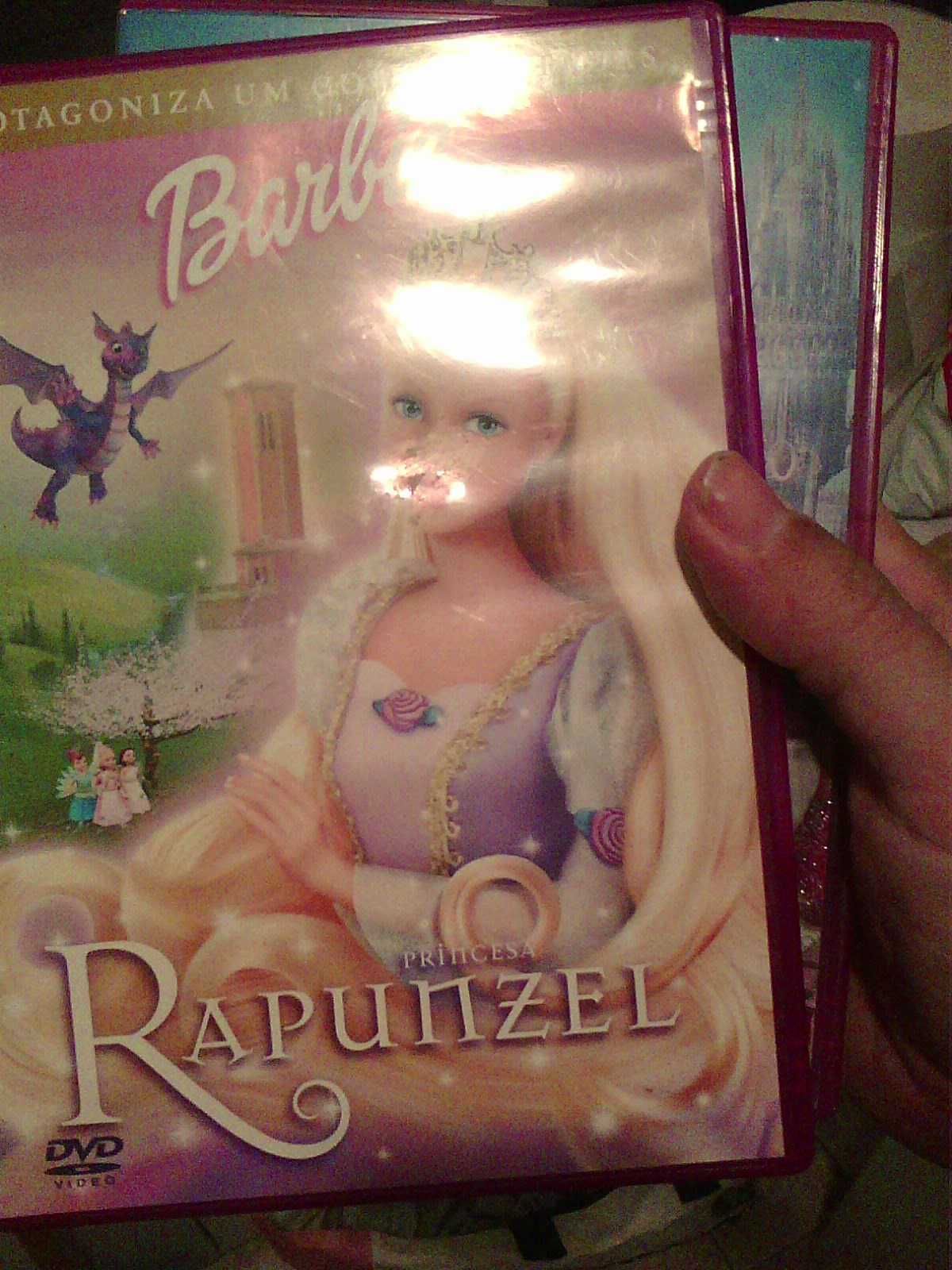 Barbie Princesa Rapunzel DVD-portes correio grátis