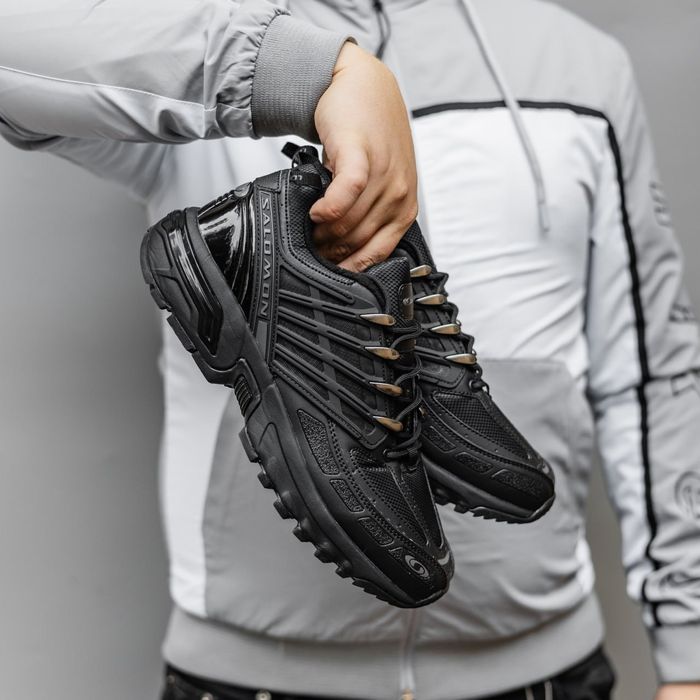 Зимние кроссовки Salomon ACS Pro термо черные 41,42,43,44,45 Саломон