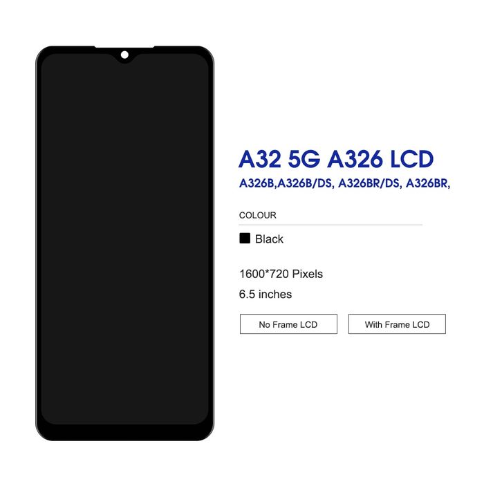 Дисплей Samsung A32 5G з рамкою