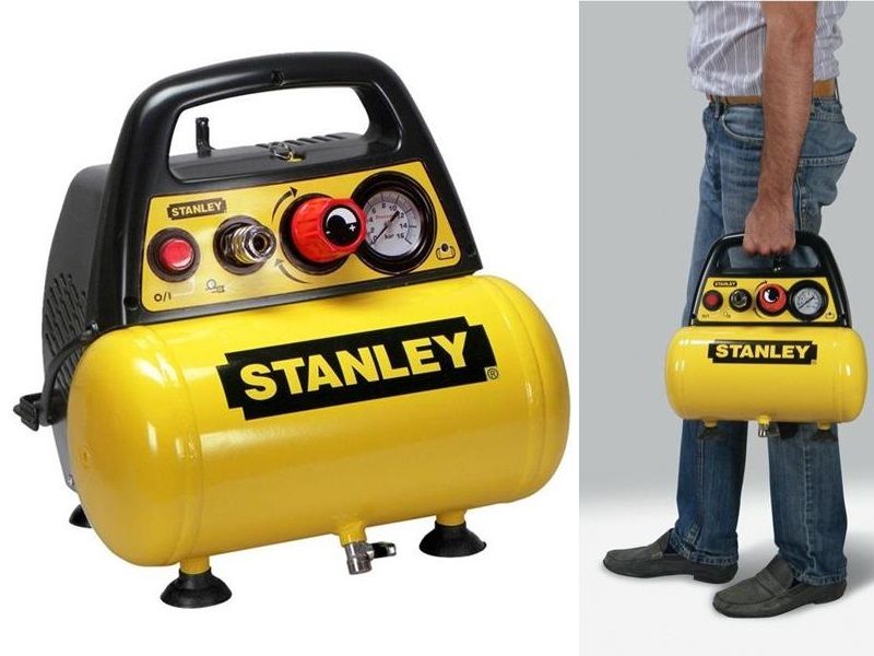 Kompresor elektryczny • Sprężarka powietrza bezolejowa • STANLEY DN200