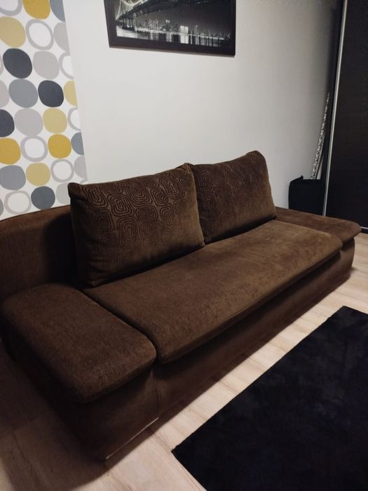 Kanapa rozkładana / łóżko 2-osobowe 215x160 cm – bardzo wygodna!