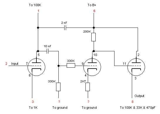 Adapter Soldano Hot Mod na lampie 6K11 do JCM 800, AC30