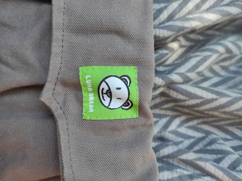 Luna Dream grow up wrap herringbone grey - nosidło klamrowe + dodatki