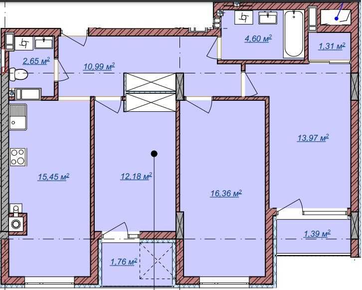 Продаж 3-кім квартири в новобудові по вул Бузковій