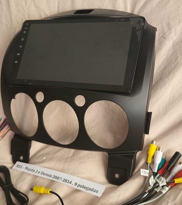 R31 - Auto Rádios Mazda 2 e Demio 2007 a 2014 , 9 polegadas  android