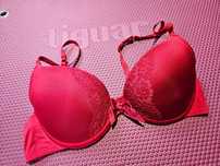 Biustonosz H&M różowy 75B push-up