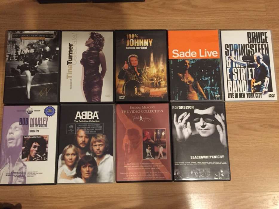 DVDs de música vários títulos
