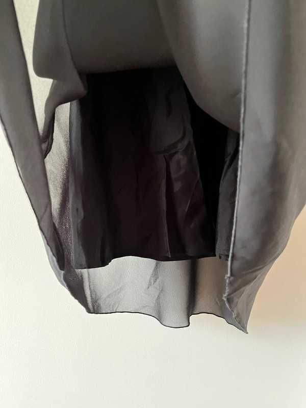 Czarna midi sukienka na lato z wiązaniem Vero Moda XS 34