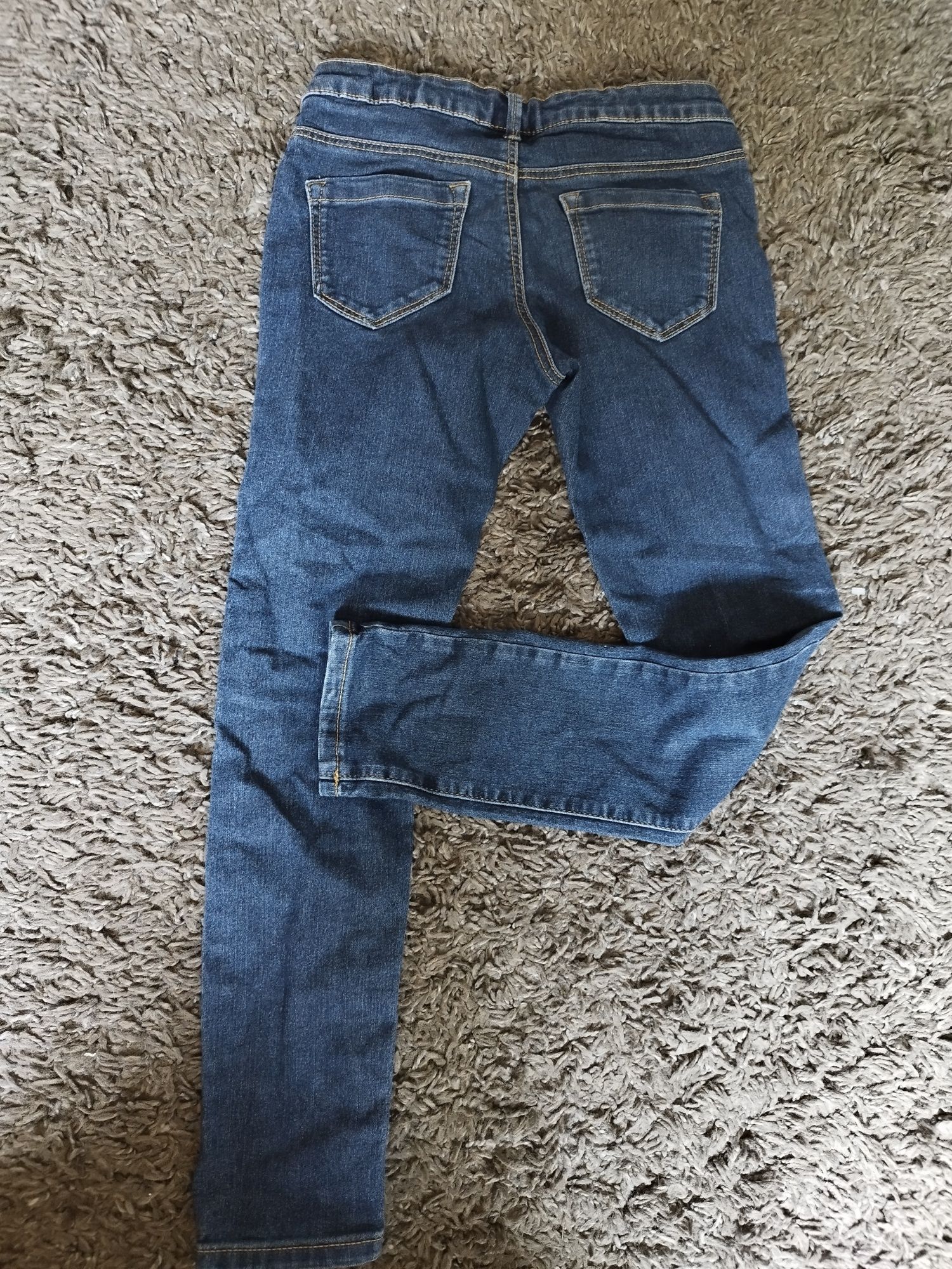 Spodnie jeansowe dziewczęce, 140 cm, 3 pary
