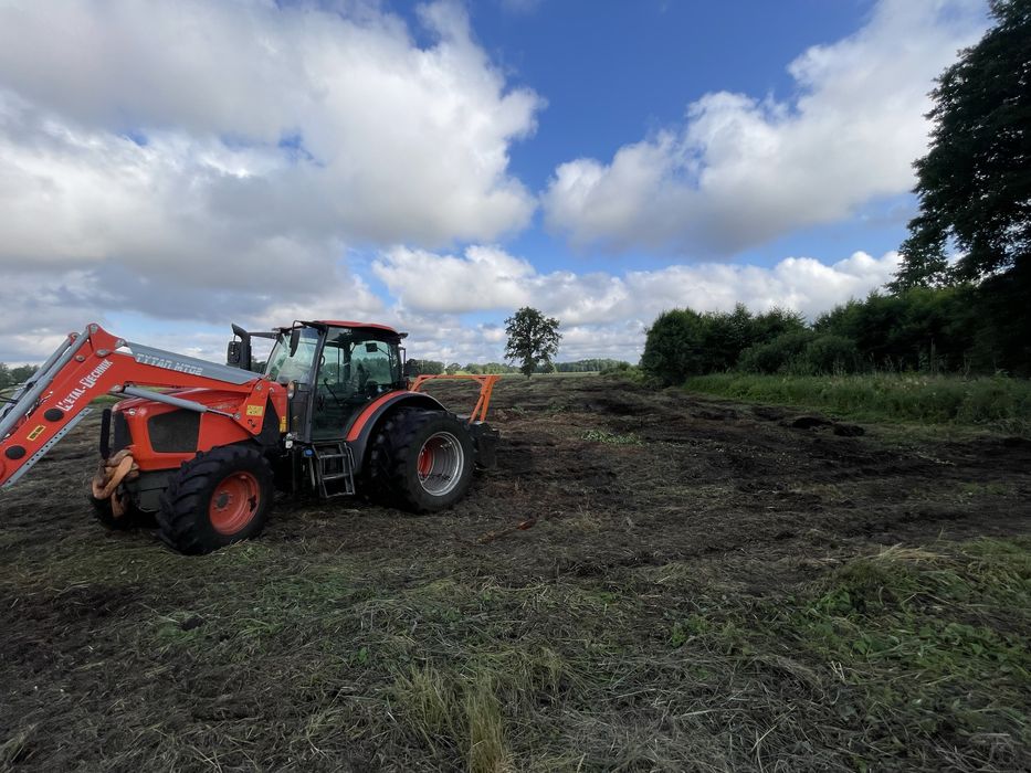Mulczowanie powierzchniowe, czyszczenie działek