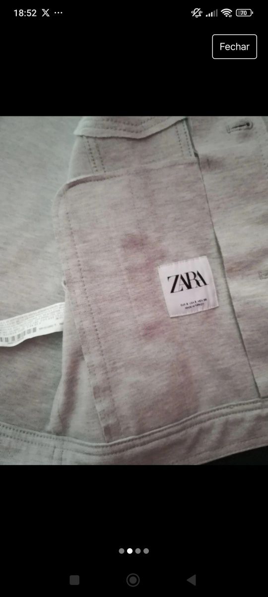 Casaco Zara novo