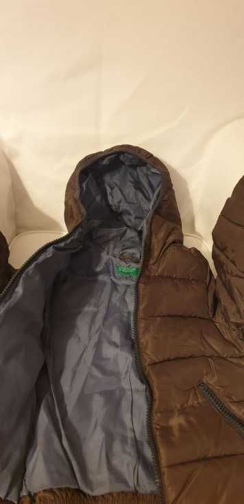 kurtka dziecięca zimowa, puchowa  Benetton 100 cm
