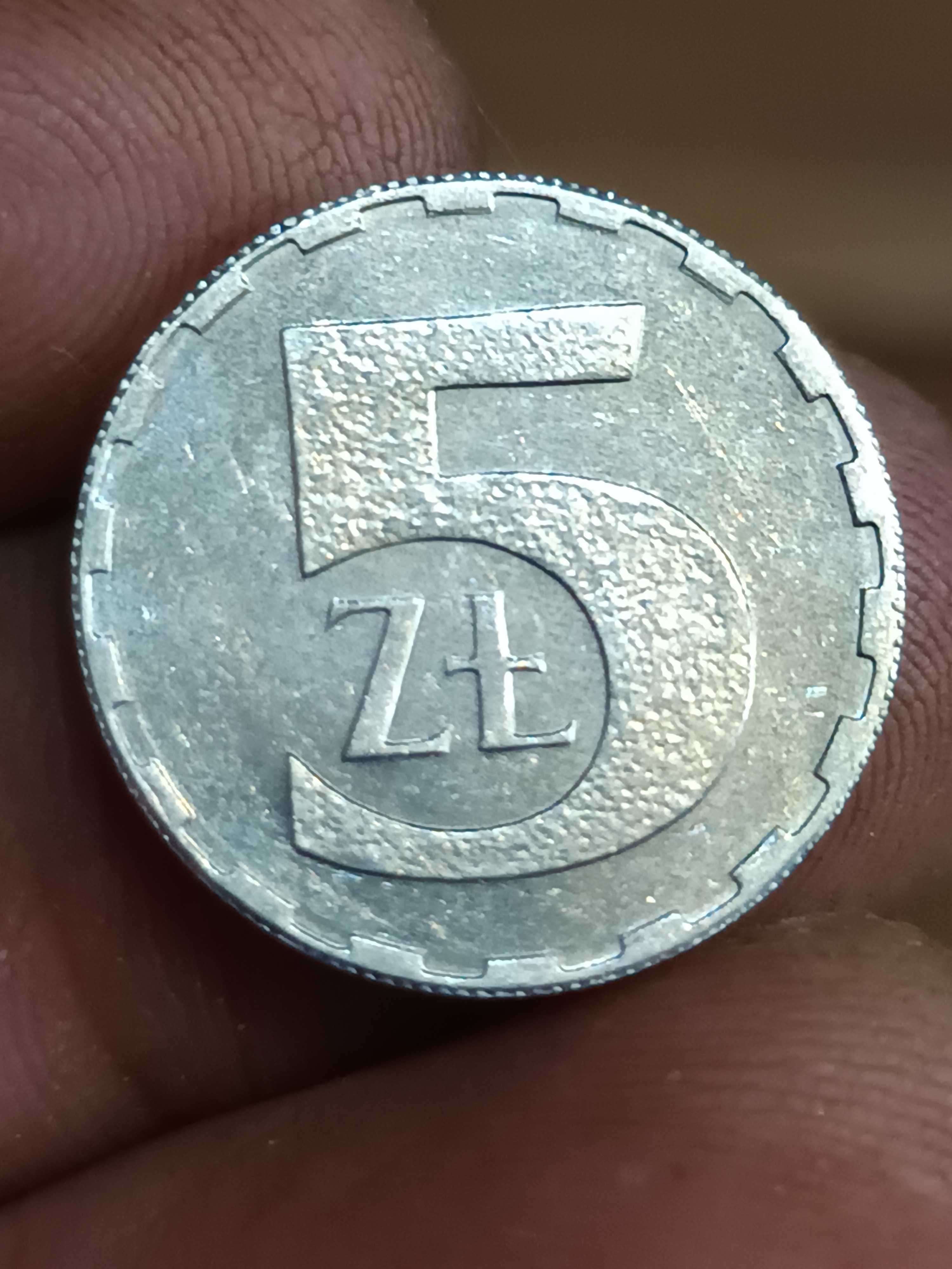 Sprzedam 5 zloty 1989 rok zle bita 8 w dacie