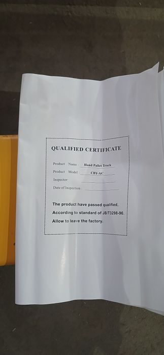 Рокла, гідравлічний візок 2.5т.