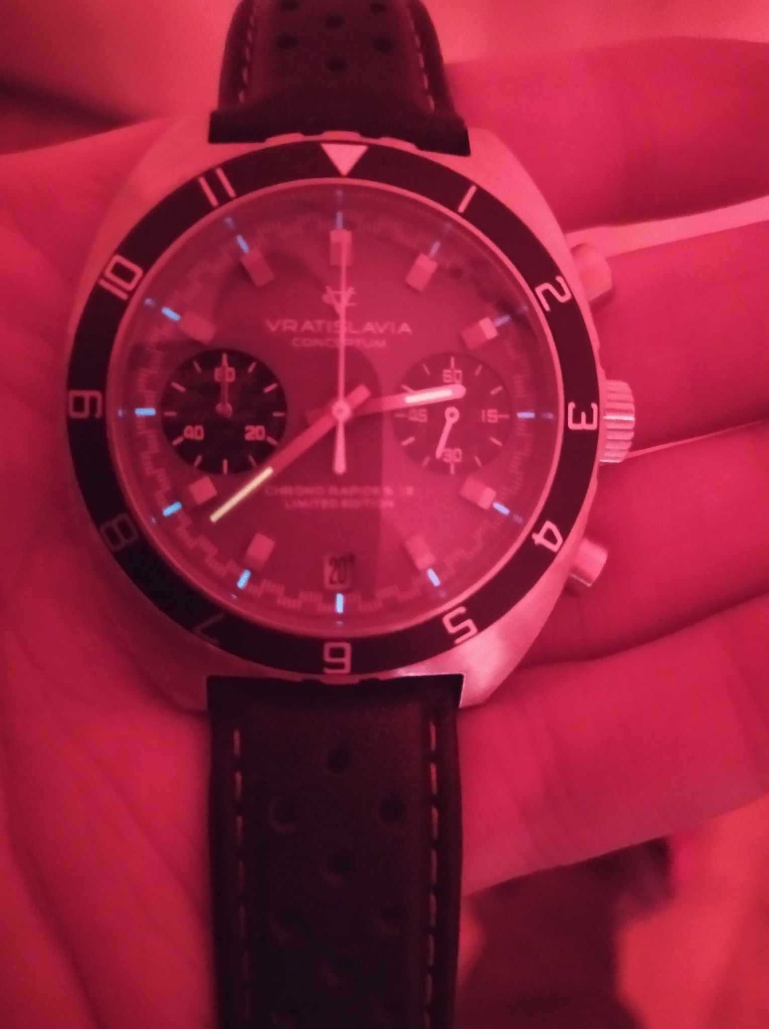 Vratislavia Conceptum S13  limitowany chronograf z szafirem