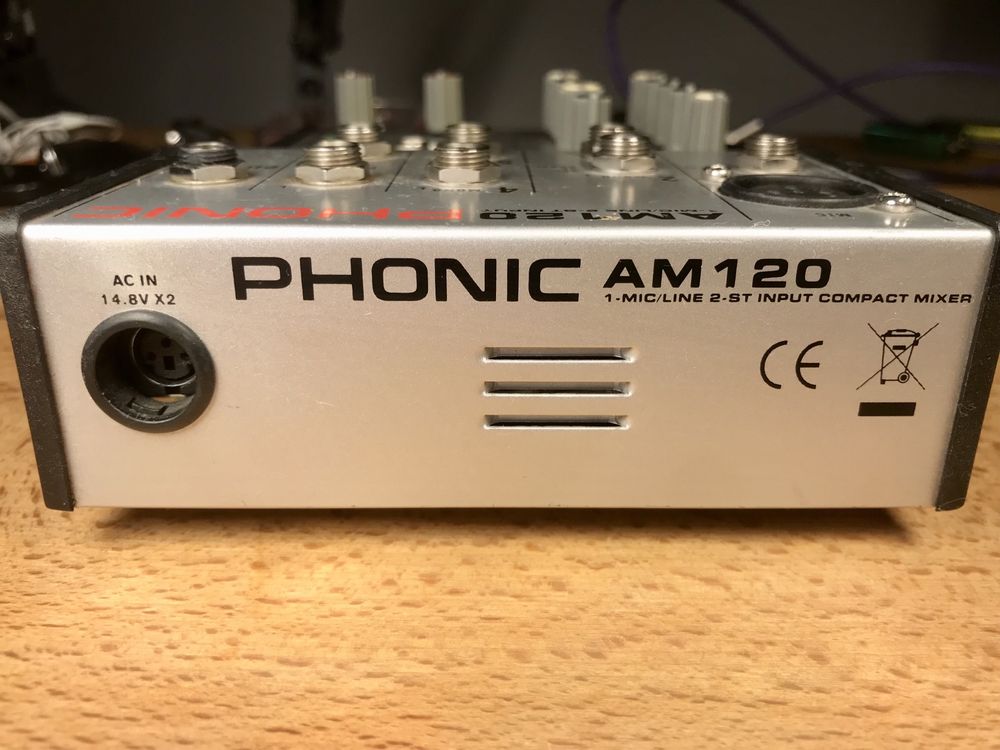 Мікшер Phonic AM120 без блоку живлення