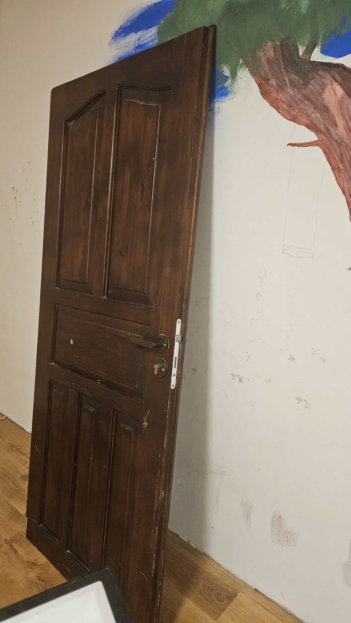Sprzedam drzwi  Dewniane 3 pary 1100.
