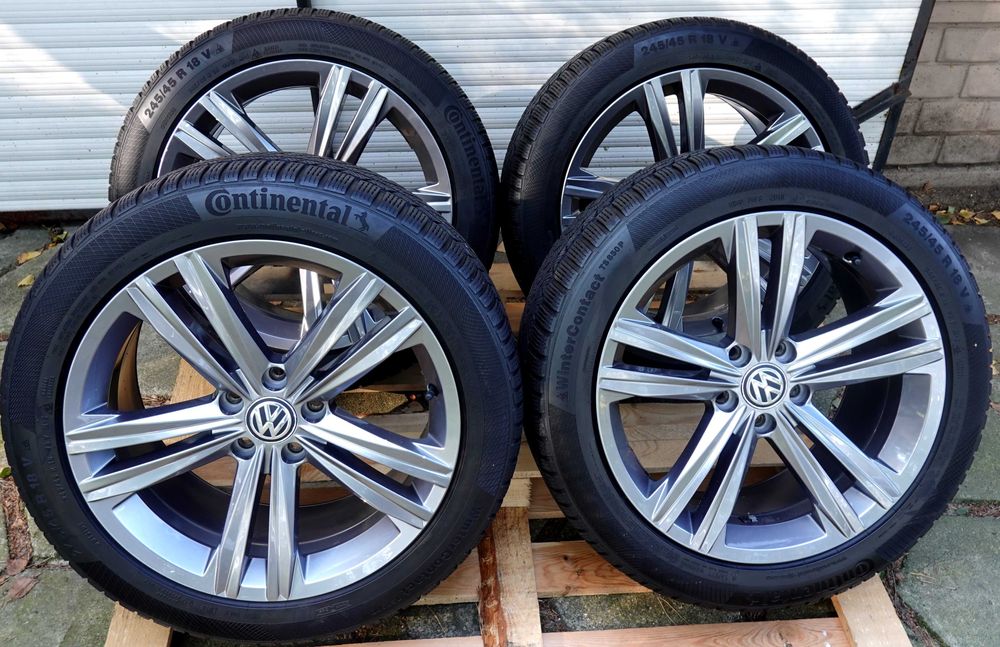 Zima koła 245/45 R18 oryginał VW Super Stan!