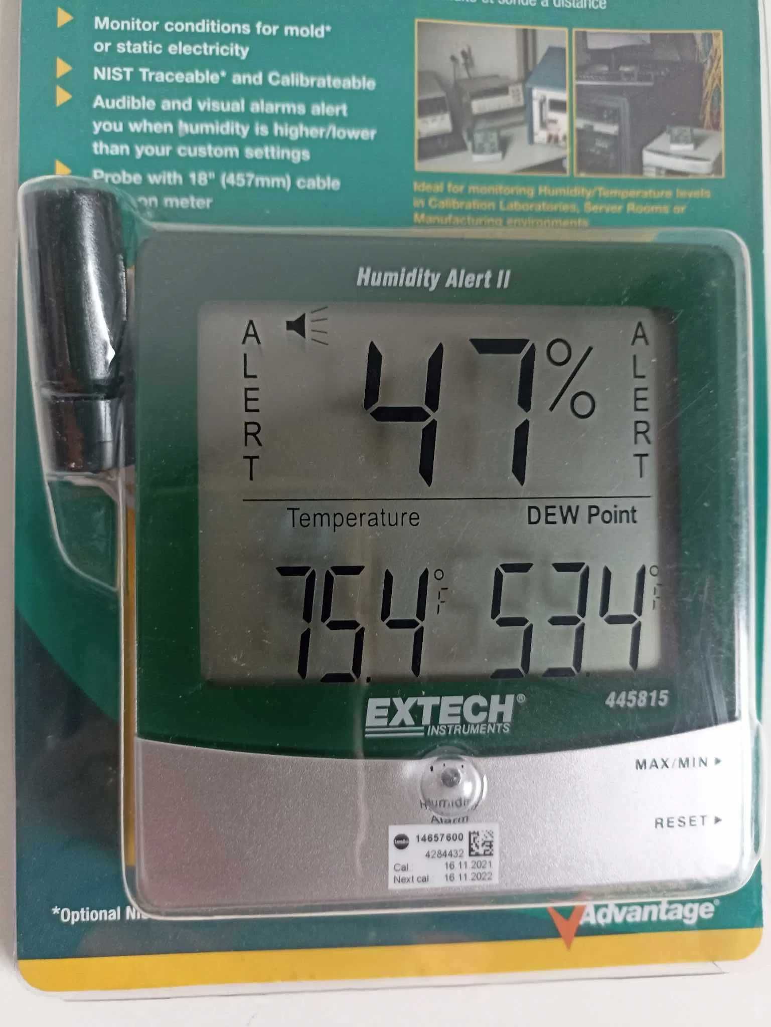 Wilgotnościomierz Termohigrometr Extech 445815