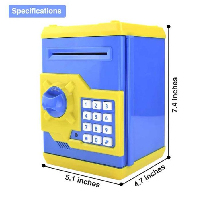 Nowy zabawkowy sejf / skarbonka /bankomat dla dzieci / 1004