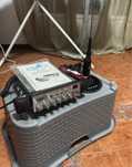 Radio cb cobra 148 GTL e antena santiago com base