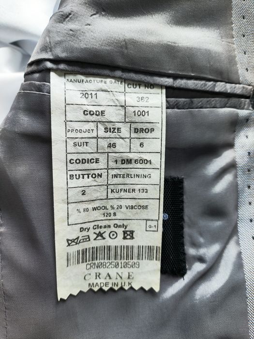 Новий класичний костюм Crane на підлітка або чоловіка 46 розміру