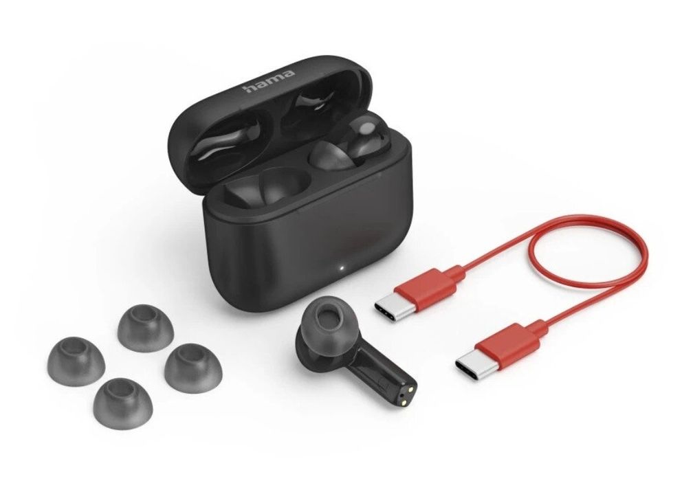 Nowe słuchawki HAMA Passion Clear II ANC douszne z aplikacją smartfon.