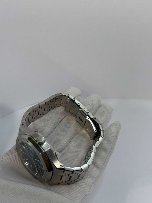 Zegarek Seiko Mod Royal Oak Custom Watch Błękitny