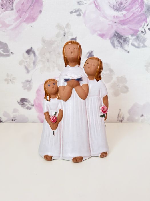 Ceramiczna figurka dziewczyna chórek,JIE Gantofta sweden desing