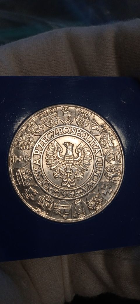 PRL 100 złotych Mieszko i Dąbrówka 1966 rok.