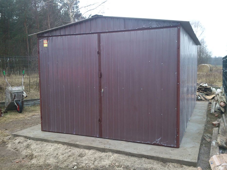 Garaże blaszane żnin i okolice Blaszaki kojce garaż garaż metalowy