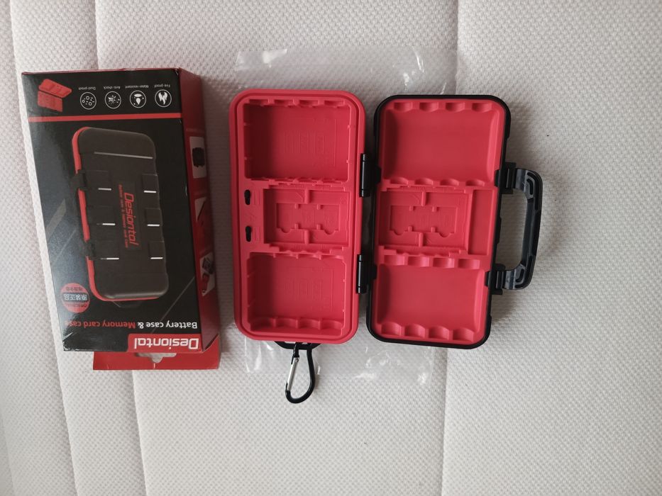 Desontial-duže pancerne etui na karty pamięci/baterie/akumulatory