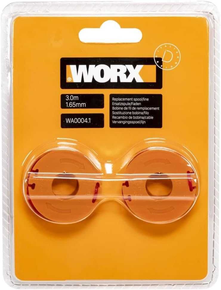WORX WA0004-1 Żyłka do Podkaszarki 20V 2 Szpulki Trwała 10000 obr/min