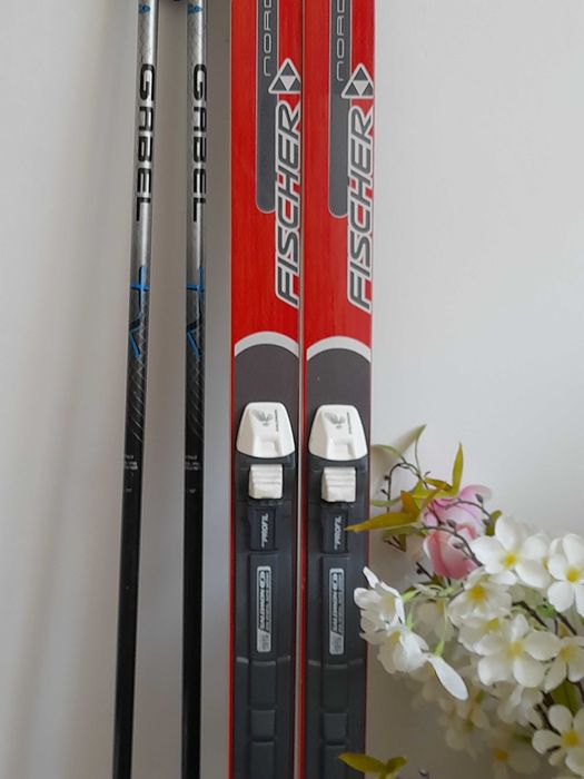 Narty biegowe Fischer Jupiter Crown 164cm + kijki